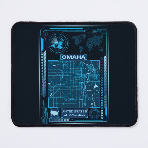 Item preview, OMAHA MAP USA designed and sold by hatimelhag.