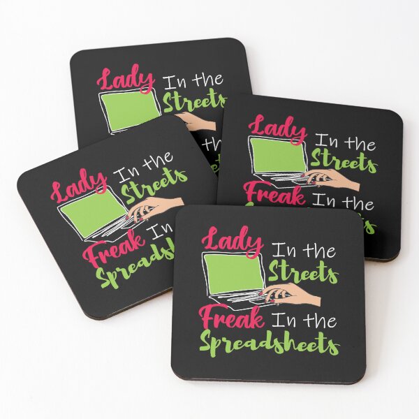 Item preview, Lady in the streets Freak in the spreadsheets, Funny Accountant women gift, Tax season Meme, Auditor Mug, Bookkeeper T-shirt designed and sold by Eddyed.