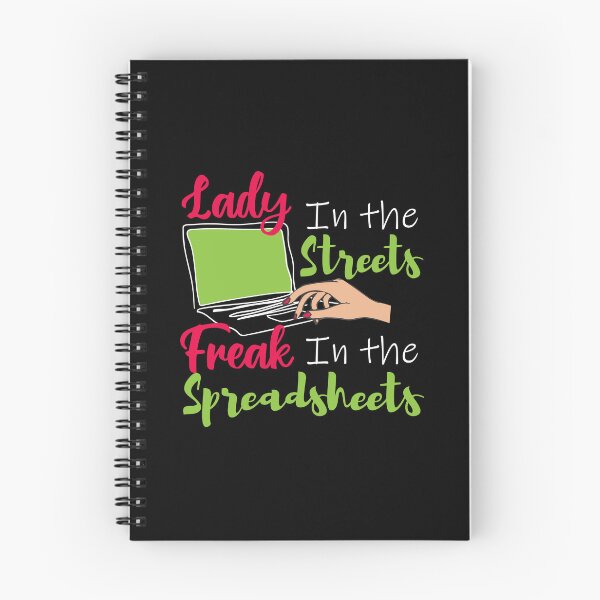 Item preview, Lady in the streets Freak in the spreadsheets, Funny Accountant women gift, Tax season Meme, Auditor Mug, Bookkeeper T-shirt designed and sold by Eddyed.