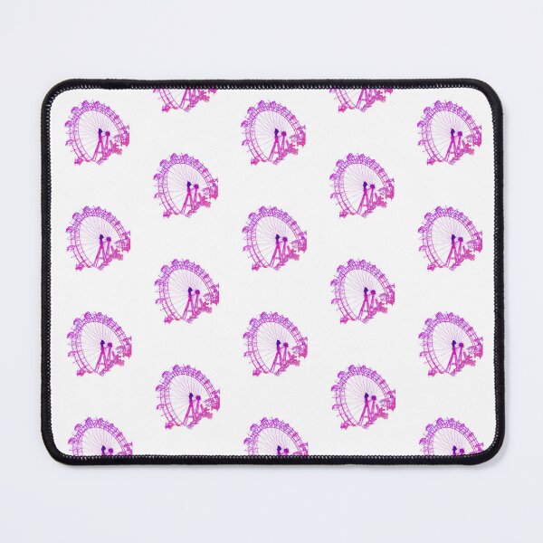 Item preview, Wiener Riesenrad in the Prater, landmark of Vienna, Austria in pink designed and sold by karlsageder.