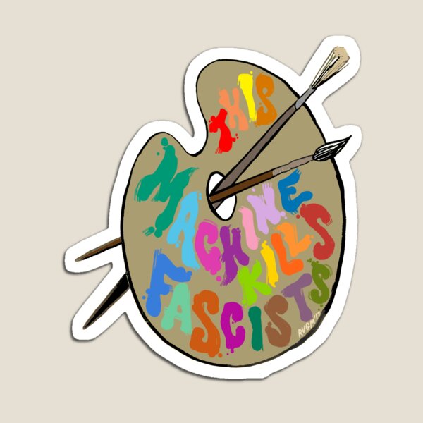 This palette KILLS FASCISTS Magnet