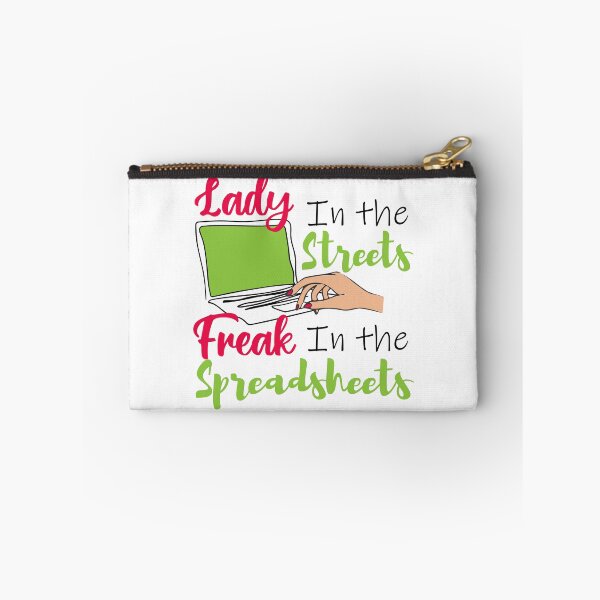 Item preview, Lady in the streets Freak in the spreadsheets, Funny Accountant women gift, Tax season Meme, Auditor Mug, Bookkeeper T-shirt designed and sold by Eddyed.