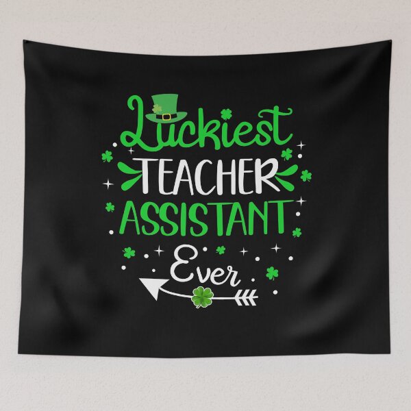 Artikelvorschau, Glücklichster Lehrerassistent aller Zeiten Lustiges Geschenk zum St. Patrick's Day entworfen und verkauft von TeeDesignsStore.