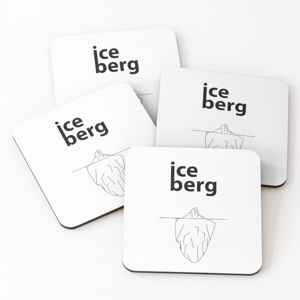 Artikelvorschau, Eisberg im Wasser, Logo, Öko entworfen und verkauft von evk-art.
