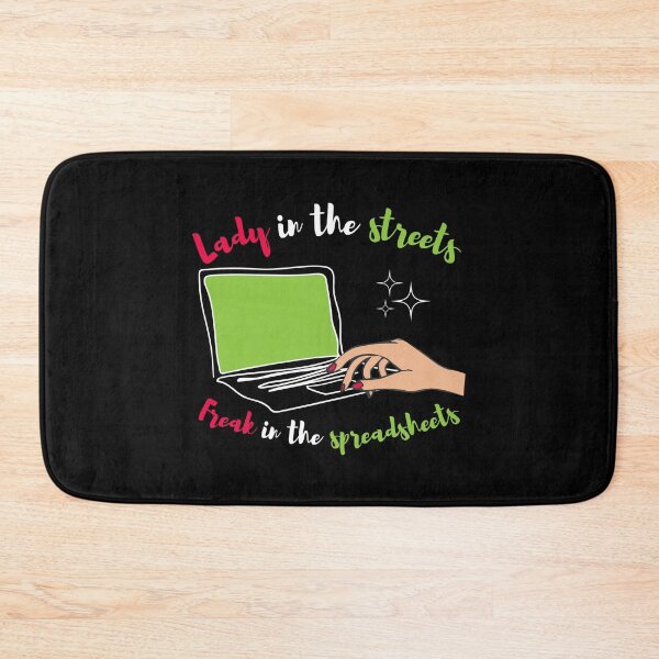 Item preview, Lady in the streets Freak in the spreadsheets, Funny Accountant women gift, Tax season Meme, Auditor Mug, Bookkeeper T-shirt designed and sold by Eddyed.