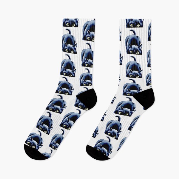 Item preview, Cat What? Murderous Black Cat Love Cat With Knife Gift Premium Art Apparel Essential Motivation Inspiration Joy Mood  Funny Cat Halloween designed and sold by DesignByHeartUK.