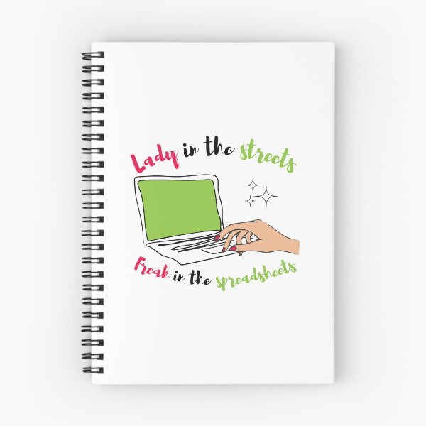 Item preview, Lady in the streets Freak in the spreadsheets, Funny Accountant women gift, Tax season Meme, Auditor Mug, Bookkeeper T-shirt designed and sold by Eddyed.