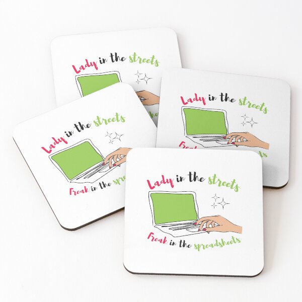 Item preview, Lady in the streets Freak in the spreadsheets, Funny Accountant women gift, Tax season Meme, Auditor Mug, Bookkeeper T-shirt designed and sold by Eddyed.