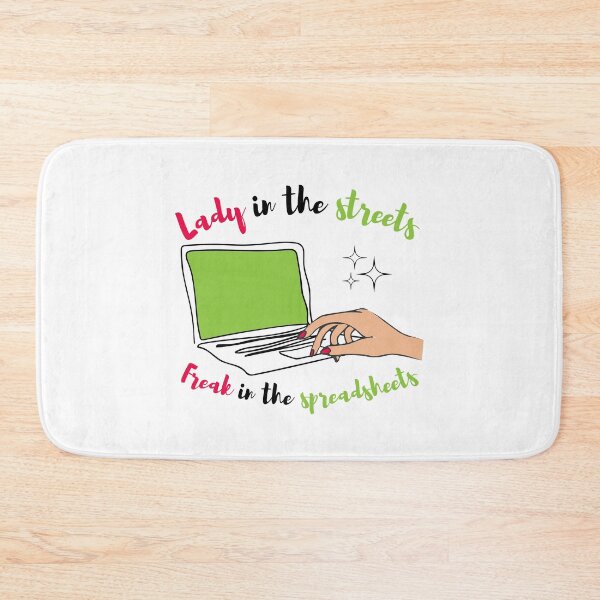 Item preview, Lady in the streets Freak in the spreadsheets, Funny Accountant women gift, Tax season Meme, Auditor Mug, Bookkeeper T-shirt designed and sold by Eddyed.