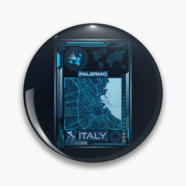 Item preview, PALERMO MAP ITALY designed and sold by hatimelhag.