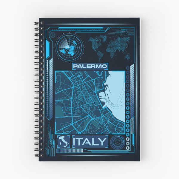 Item preview, PALERMO MAP ITALY designed and sold by hatimelhag.