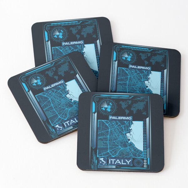 Item preview, PALERMO MAP ITALY designed and sold by hatimelhag.