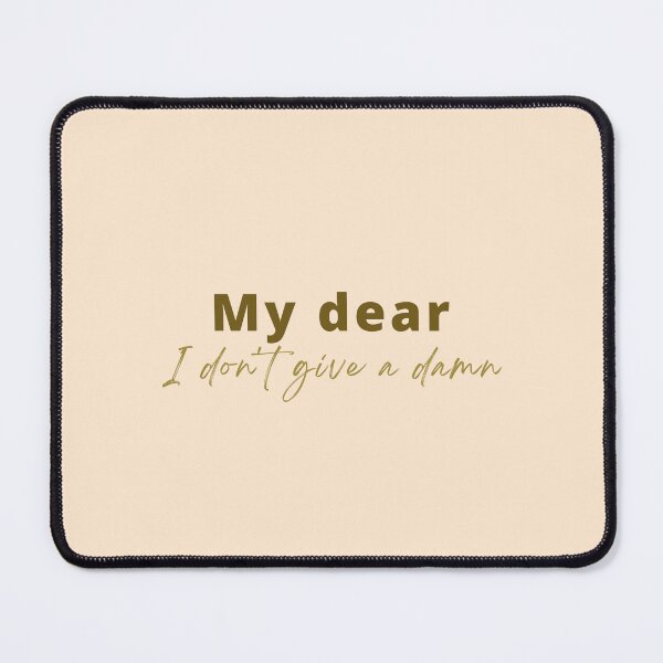 Item preview, My dear, I don´t give a damn - Clark Gable Quote designed and sold by AlfabetDesign.