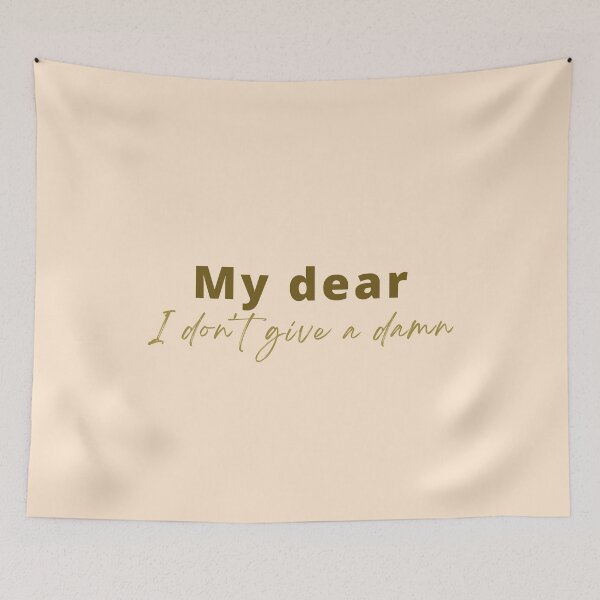 Item preview, My dear, I don´t give a damn - Clark Gable Quote designed and sold by AlfabetDesign.