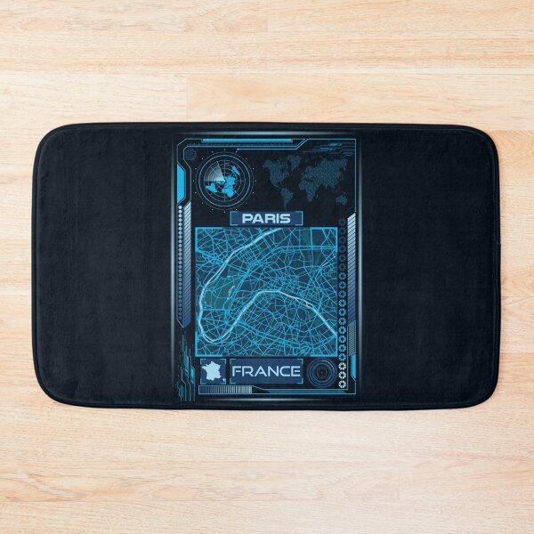 Item preview, PARIS MAP FRANCE designed and sold by hatimelhag.