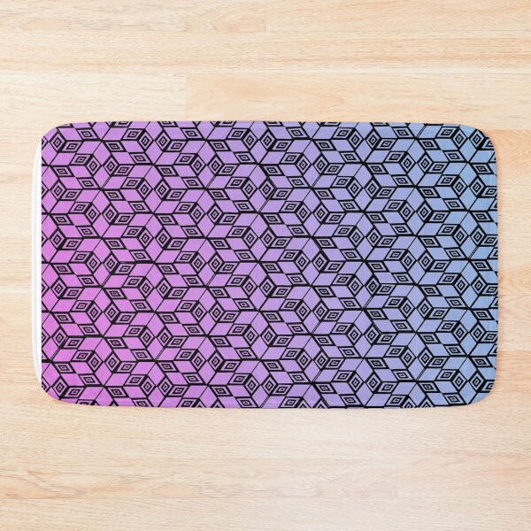 Item preview, Copy of Escher cubes drawn circle blue, purple designed and sold by JcB-Arts.