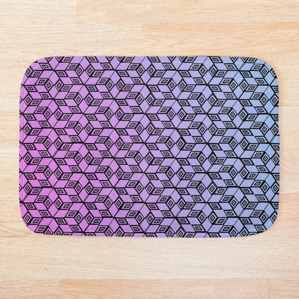 Item preview, Copy of Escher cubes drawn circle blue, purple designed and sold by JcB-Arts.