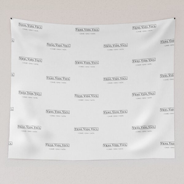 Item preview, Veni. Vidi. Vici. I came. I saw. I won. Old Latin Phrase From Ceasar designed and sold by WordsOf--Wisdom.