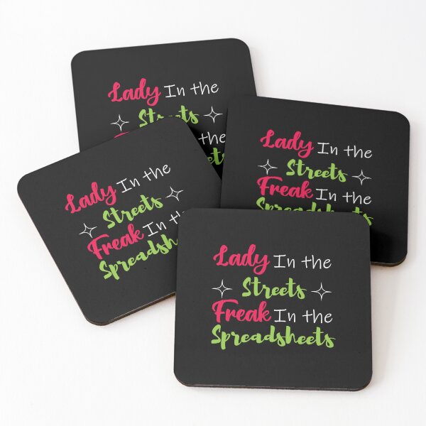 Item preview, Lady in the streets Freak in the spreadsheets, Funny Accountant women gift, Tax season Meme, Auditor Mug, Bookkeeper T-shirt designed and sold by Eddyed.