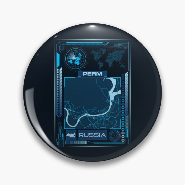 Item preview, PERM MAP RUSSIA designed and sold by hatimelhag.