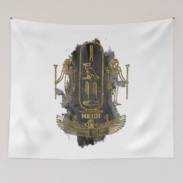Item preview, Heidi your name in old Egyptian hieroglyphics symbols designed and sold by elmanchour.