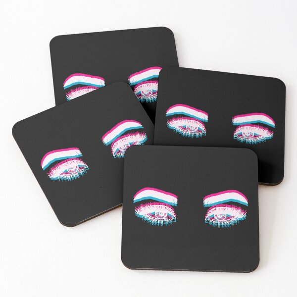 Item preview, Pretty girl eyes in glitch effect designed and sold by PrintsyGal.