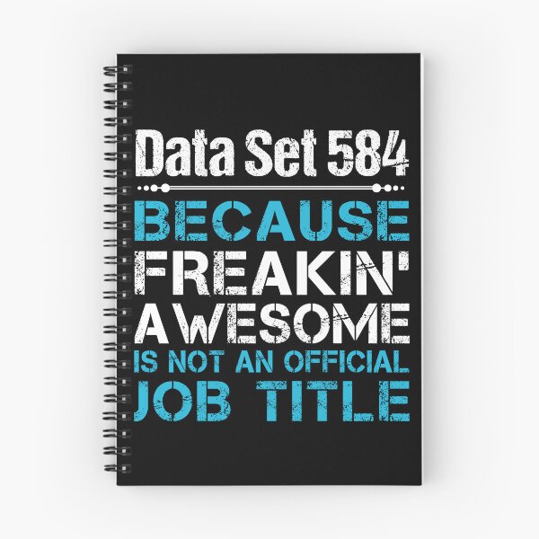 Item preview, Data Set 584 T Shirt - Freaking Awesome Job Gift Item Tee designed and sold by oetate4774.