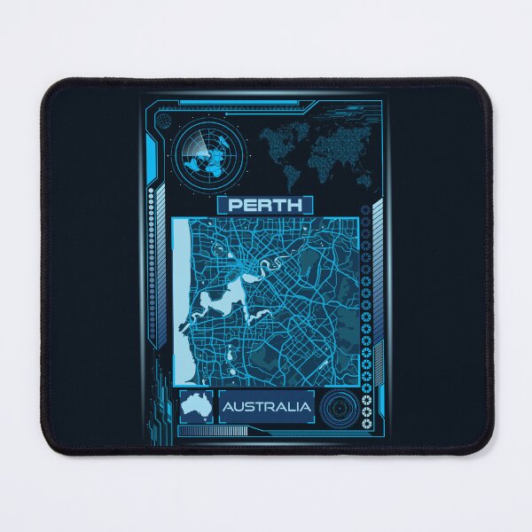 Item preview, PERTH MAP AUSTRALIA designed and sold by hatimelhag.