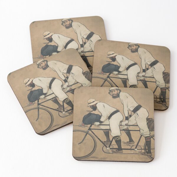 Item preview, Ramon Casas's Self-Portrait of Casas with Pere Romeau on a Tandem designed and sold by mosfunky.