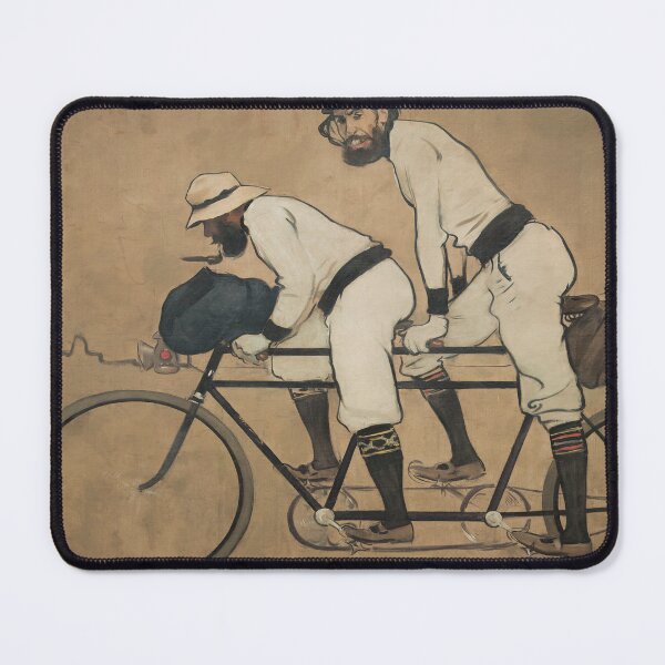 Item preview, Ramon Casas's Self-Portrait of Casas with Pere Romeau on a Tandem designed and sold by mosfunky.