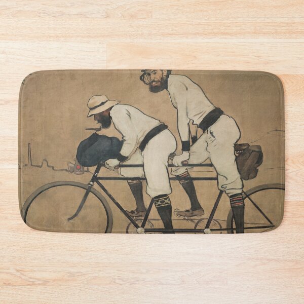 Item preview, Ramon Casas's Self-Portrait of Casas with Pere Romeau on a Tandem designed and sold by mosfunky.