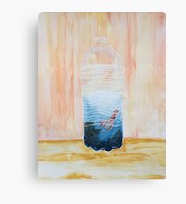 Full Octopus in Bottle Canvas Print