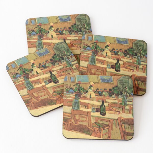 Item preview, Vincent van Gogh's Interior of the Restaurant Carrel in Arles 1888 designed and sold by mosfunky.