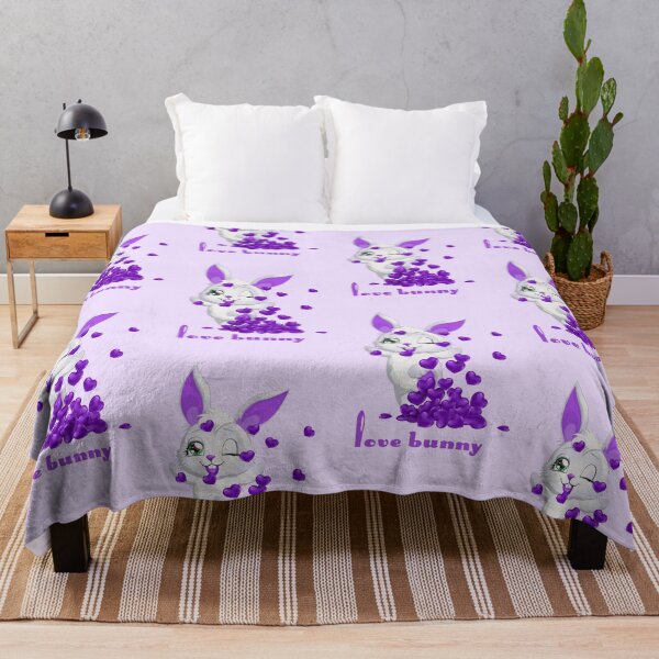 Item preview, Love Bunny (Purple on Purple) designed and sold by PawsitiveMum.
