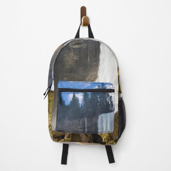 Item preview, Waterfall with Rainbow in a forest in Yosemite National Park designed and sold by GearGirlNJ.