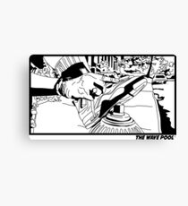 Buggin Out Air Jordan Cement 4 Canvas Print