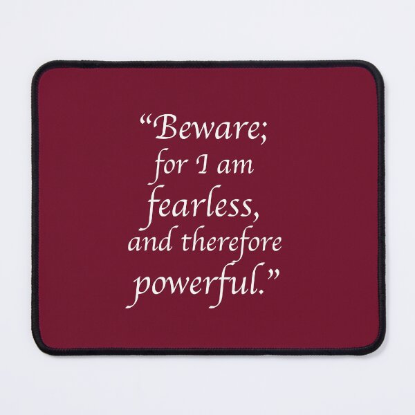 Item preview, Frankenstein - "Beware for I am fearless, and therefore powerful" designed and sold by whitearmed-hera.