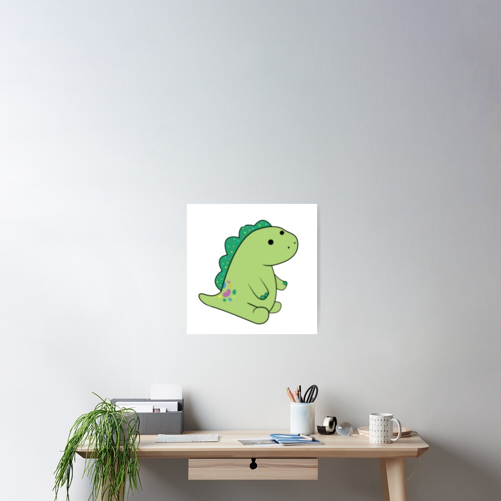 "Moriah Elizabeth Character, Green Pickle The Dinosaur" Poster By ...