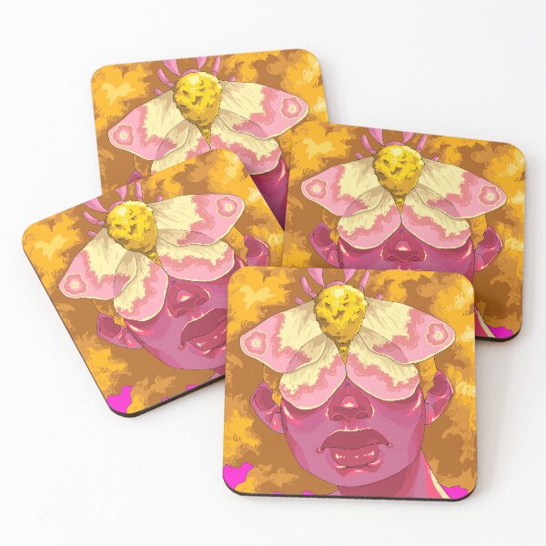 Item preview, Strawberry Lemonade Moth designed and sold by Jesse-James-Art.