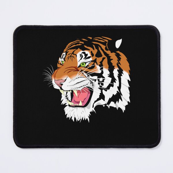 Item preview, Growling Mouth Open Bengal Tiger designed and sold by bitstudio.