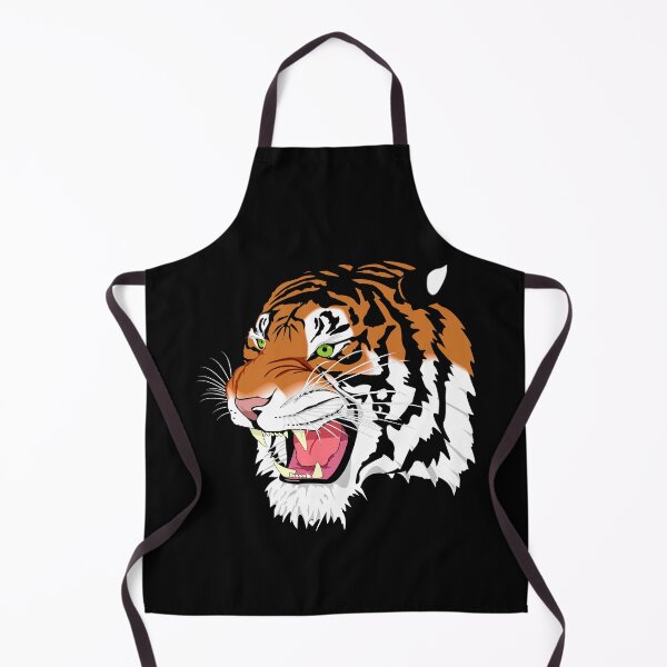 Item preview, Growling Mouth Open Bengal Tiger designed and sold by bitstudio.