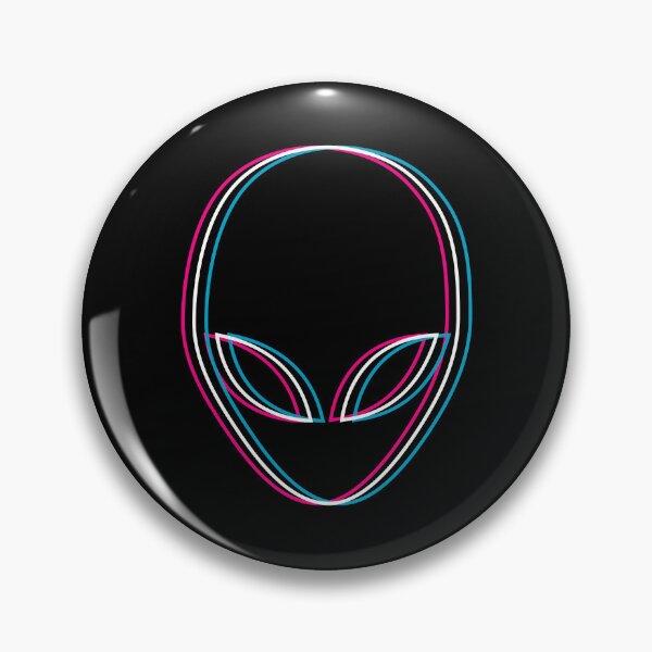 Aperçu de l'œuvre Alien UFO adepte de l'effet glitch créée et vendue par PrintsyGal.