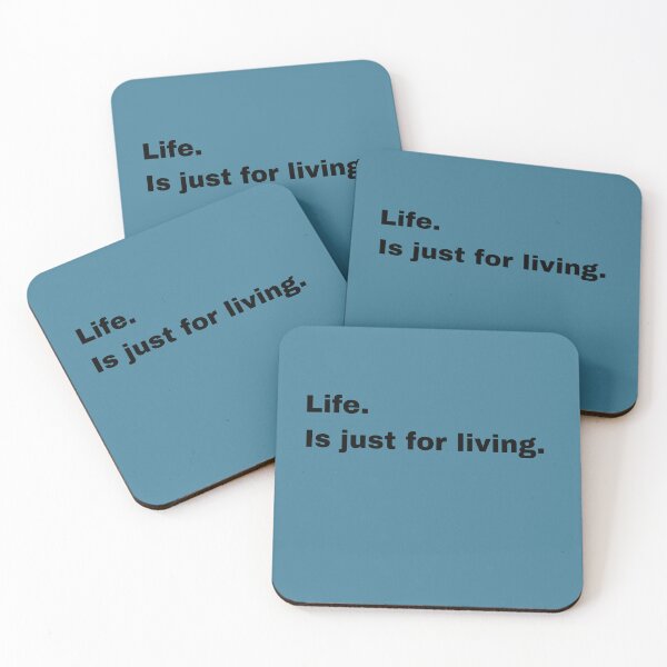 Item preview, Life is just for living.  designed and sold by Giographix.