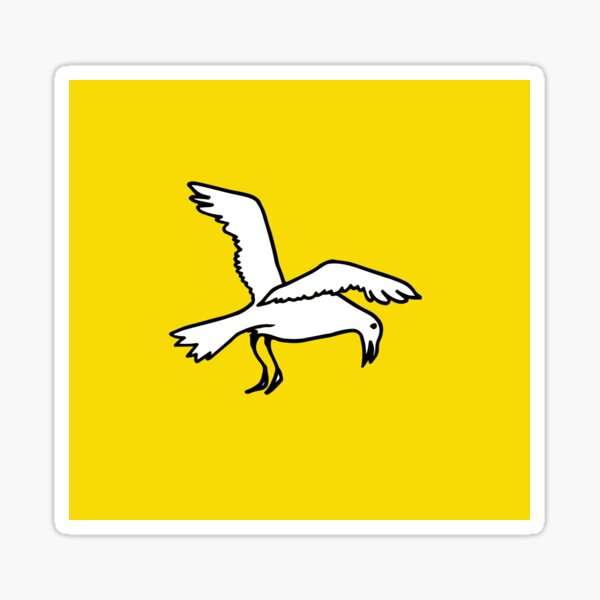 Bird in flight Sticker