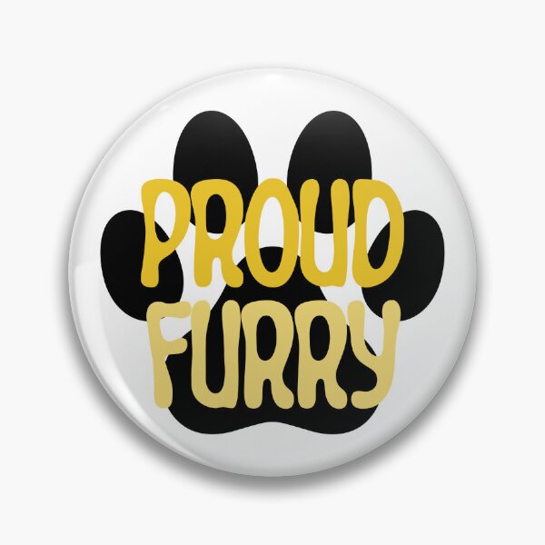 Item preview, Proud Furry Graphic - Yellow designed and sold by DaddyKoti.