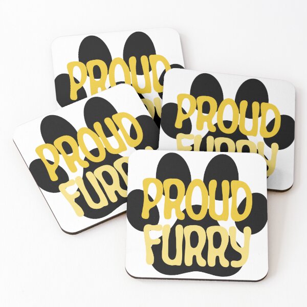 Item preview, Proud Furry Graphic - Yellow designed and sold by DaddyKoti.
