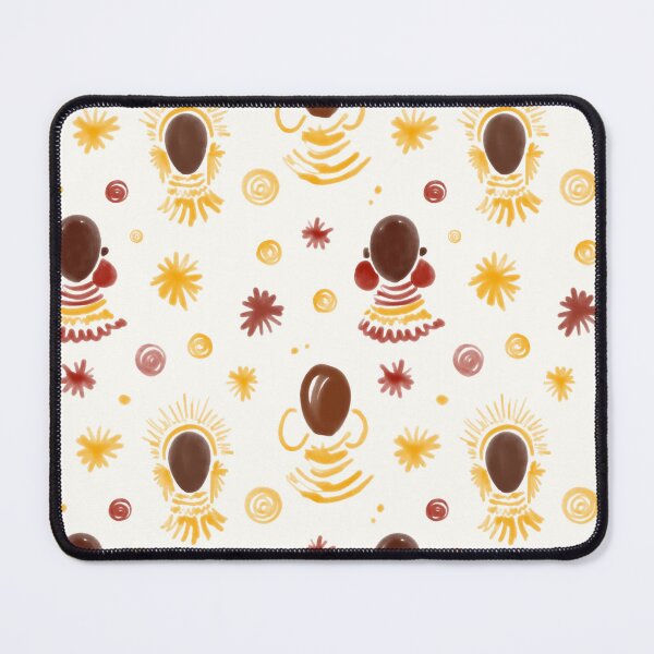 Item preview, African Queens Black woman Watercolor Pattern designed and sold by trajeado14.