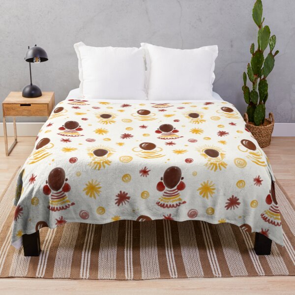 Item preview, African Queens Black woman Watercolor Pattern designed and sold by trajeado14.