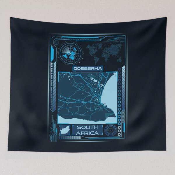 Item preview, GQEBERHA MAP SOUTH AFRICA designed and sold by hatimelhag.