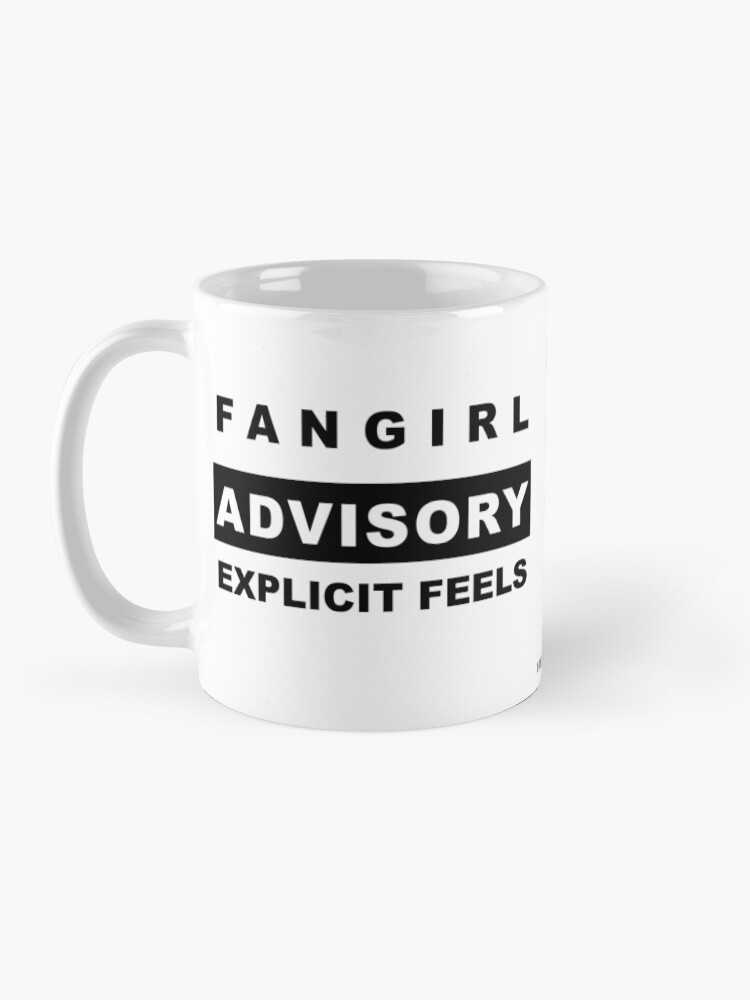 Alternate view of Fangirl advisory Mug